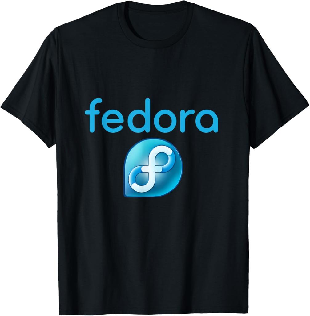 Linux Fedora TShirt White Tagline  Logo Open Source Os Tee TShirt Unisex Cotton Streetwear Tops Mens Clothing Ropa Hombre