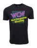 90er WCW Grafik Schwarz T-Shirt