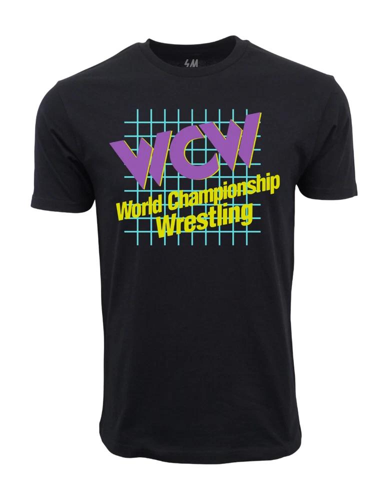 90s WCW Graphic Black TShirt S