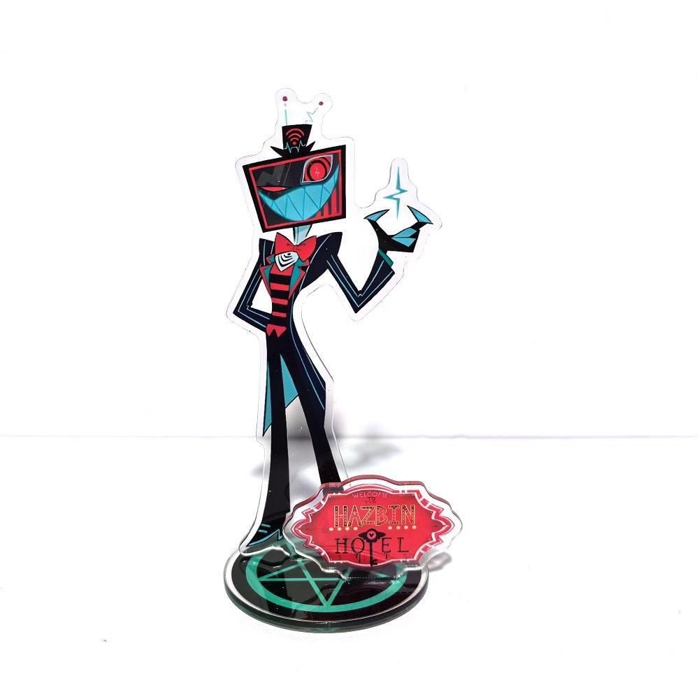 Neue 15CM Hazbin Hotel Charlie Morningstar Stand Acrylfiguren Vaggie Schreibtisch-Aufsteller Modell Dekoration Sammlung Geschenke