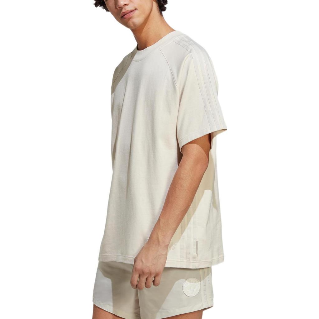 Adidas Originals Essentials Tee Sport Round Neck Short Sleeve T-Shirt Men Tops Blue-Version Alum-Earth-Brown IA2446