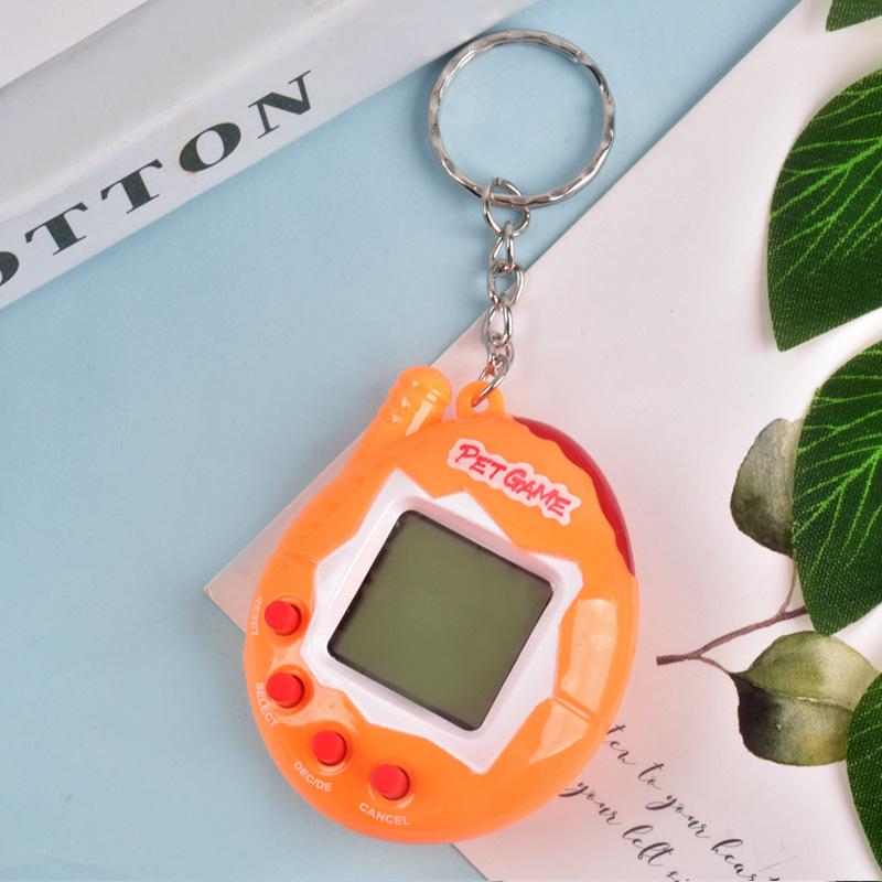 Mini Handheld Virtual Pet Game Console Keychain Toy Gift