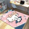 1pc Hello Kitty Rug - Cute Cartoon Carpet for Room Decor, Birthday Gift, Office Rug, Outdoor Rugz110