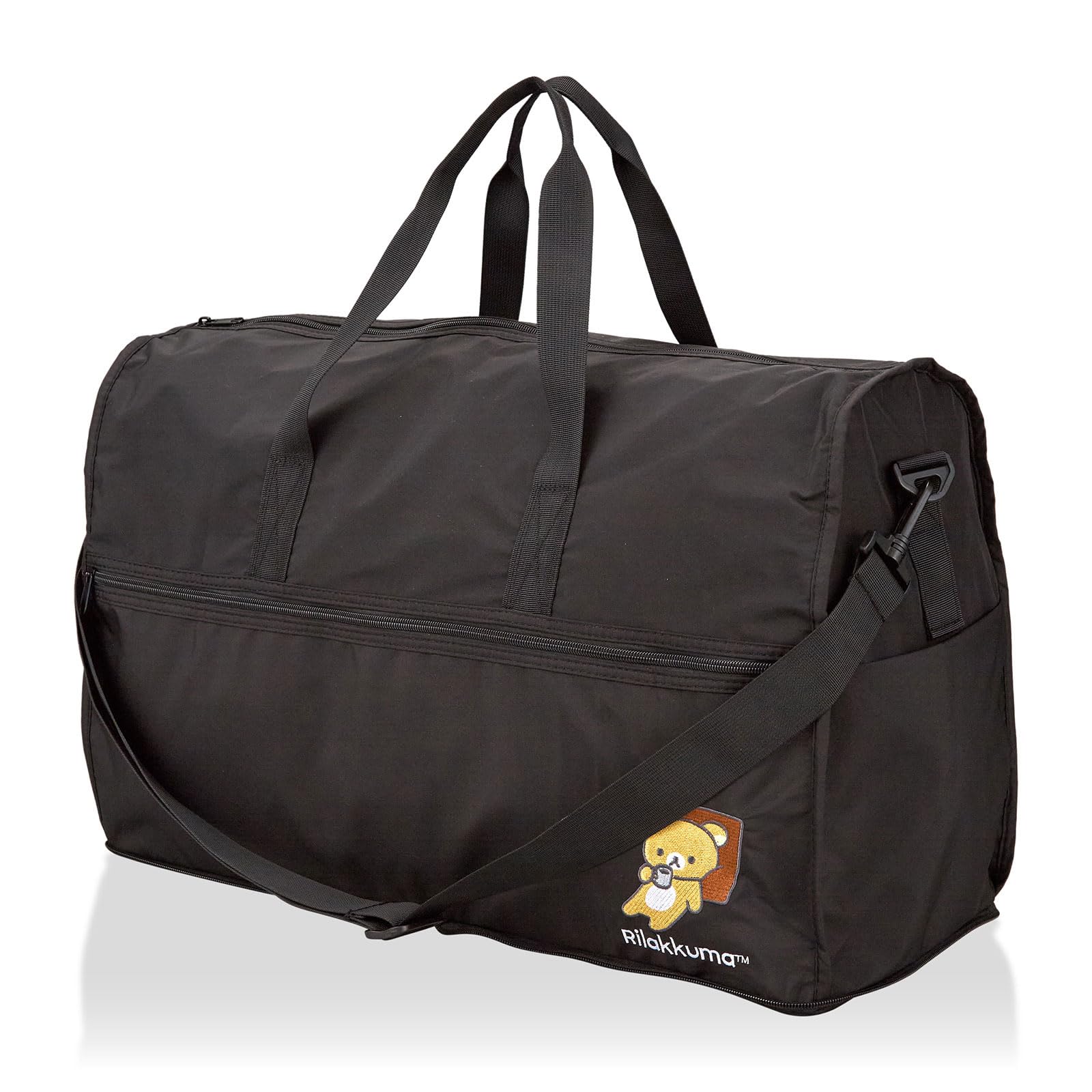 

Hapitas Plus Foldable Boston Bag HPL0004 RK41 Black Cafe (Large) Carry-On,
