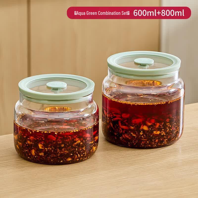 Food-Grade Glass Storage Jar for Chili Oil