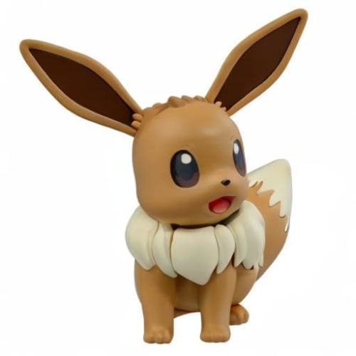 Pokemon Plastikmodell-Sammlung BIG 02 Evoli Vorgefärbtes Plastikmodell