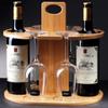 Wooden Red Wine Rack Cup Holders Desktop Storage Racks Storage Organizers Shelf Storage Holder Display Shelves Display Stands