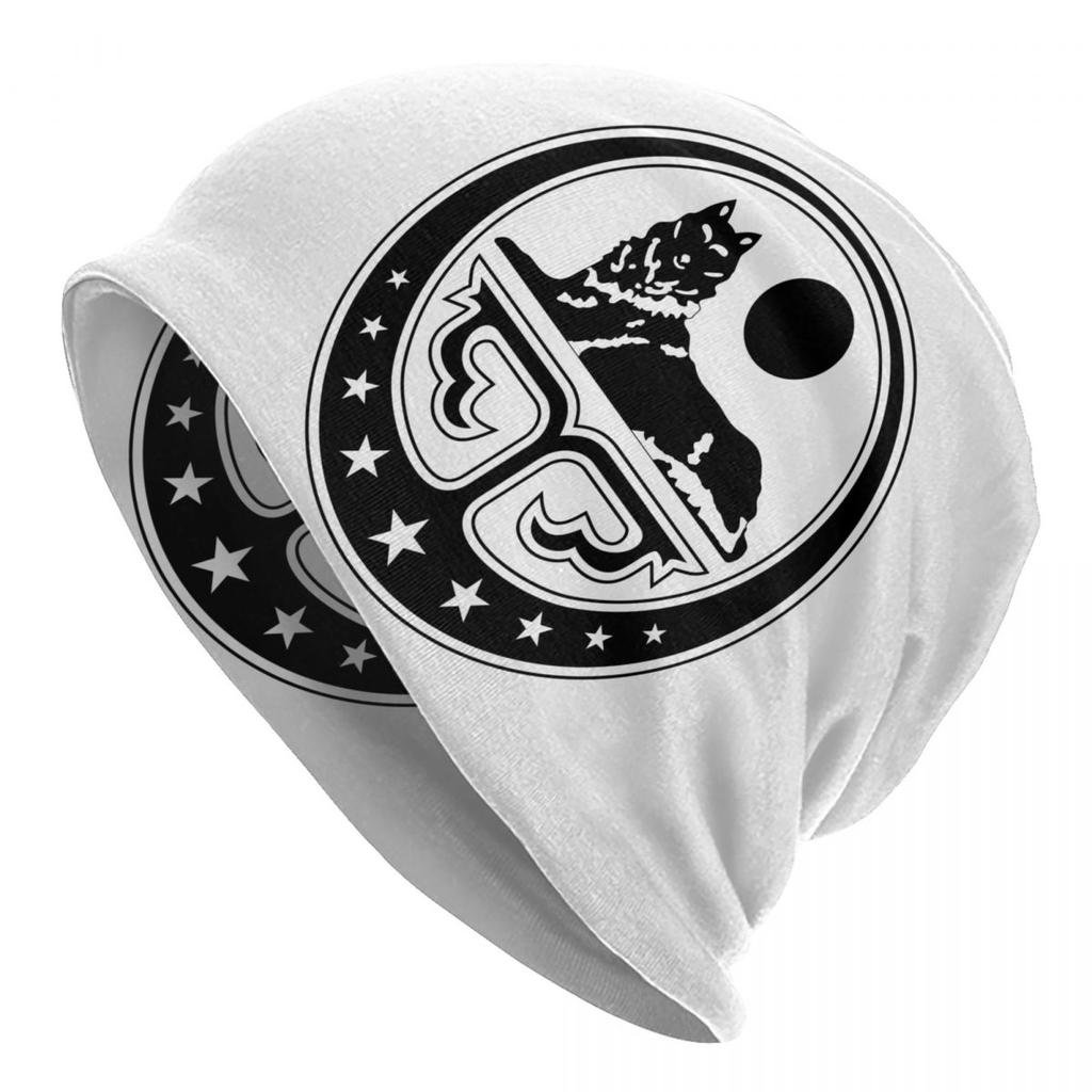 Ichkeria Tschetschenien-Flagge, Motorhaube, modische Strickmütze für Damen, Unisex, Winter, warme Skullies, Beanies Caps