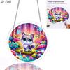 2D Flat, 1pc, 2D Flat Design Featuring an Adorable Forest Wolf Theme. This 2D Flat Acrylic Suncatcher Window Hanging Decoration Makes a Perfect Birthd
