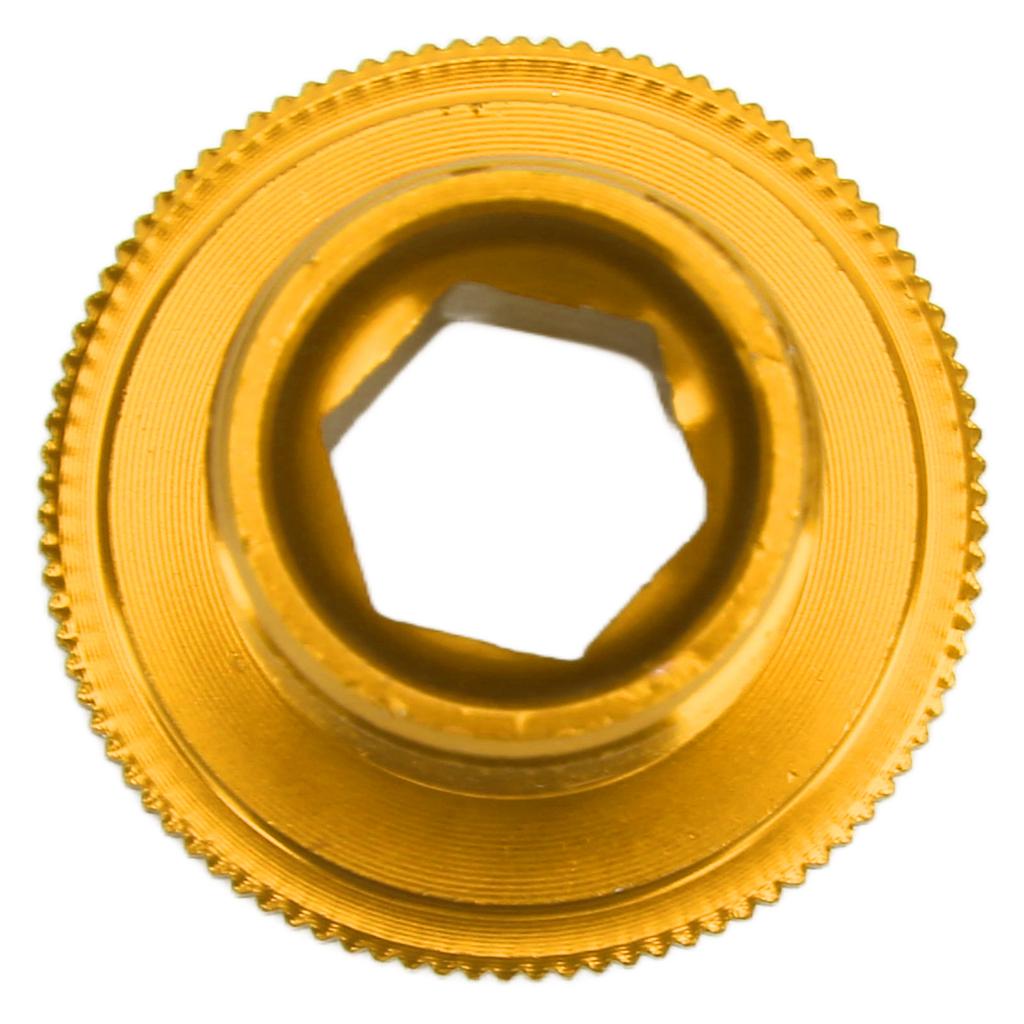 Śruba ramienia korby rowerowej ze stopu aluminium M18 Śruba mocująca korbę Śruba ramienia suportu rowerowego M18 Złoty