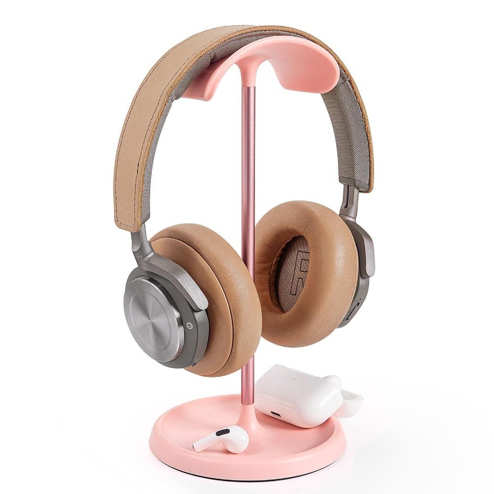 with Storage Tray Headphone Stand Detachable Display Rack Universal Headphone Holder  For Desk
