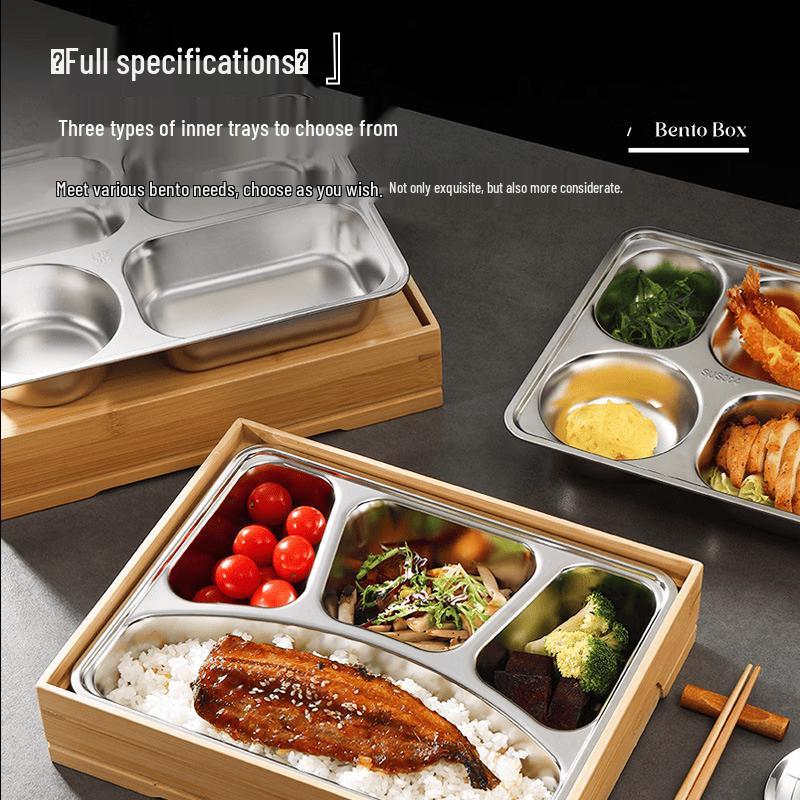 

Xiaoyueya 304 Stainless Steel Bento Box Set