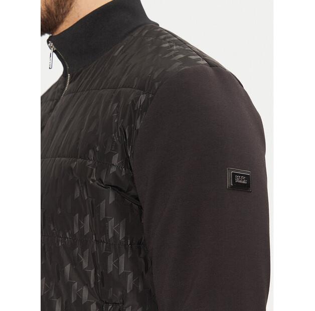 Демисезонная куртка KARL LAGERFELD 505098 551517, черная, стандартный крой