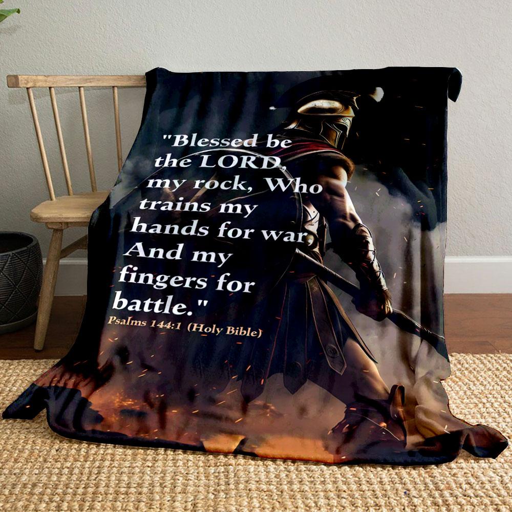 

Crusader Knight Templar Blanket Printed Blanket for Living Room Bed Couch lunch break Soft Cozy Blanket for Friend s festival Gift 80cm x 120cm