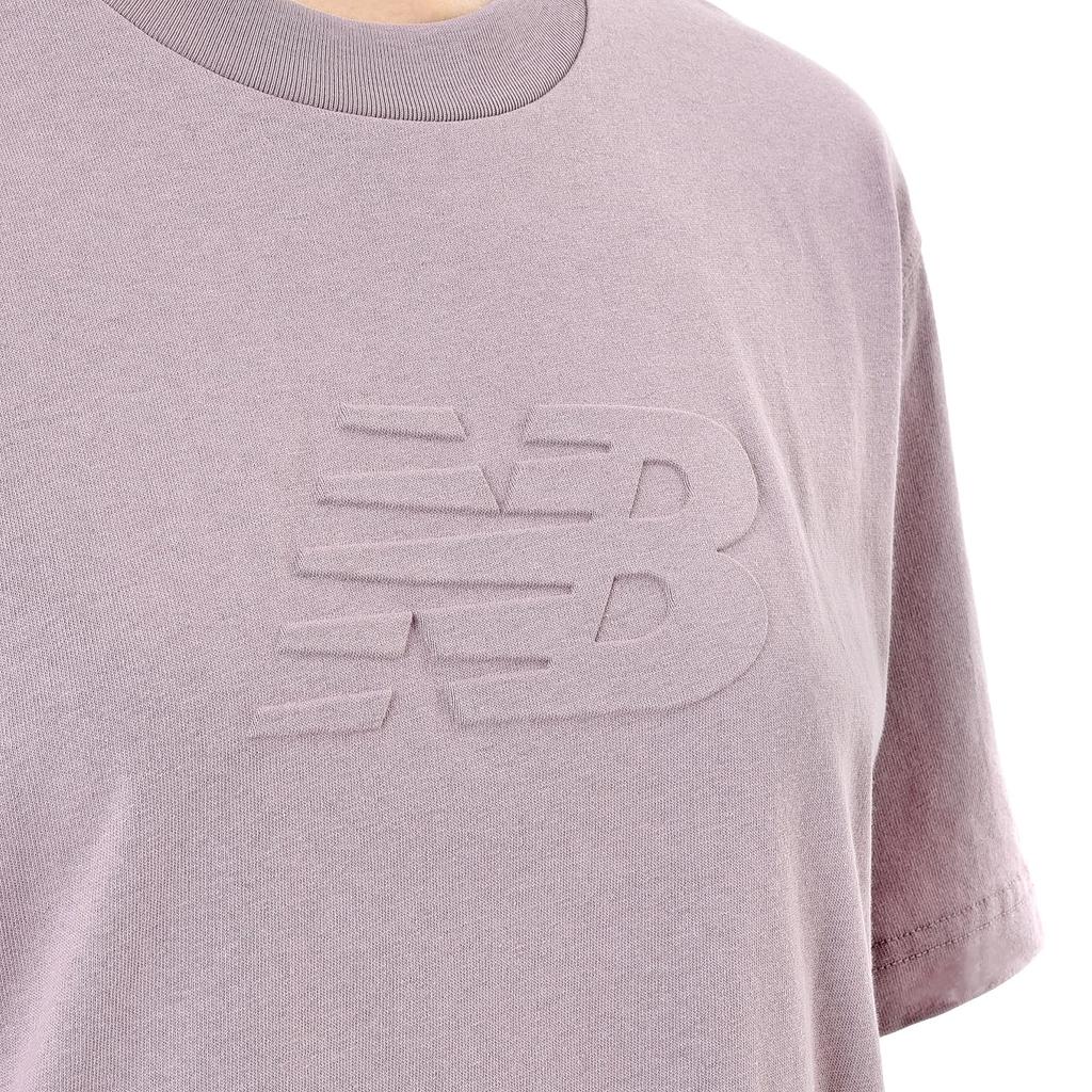 WT43531 Seasonal Stacked Logo Jersey Short Sleeve ICW [New Balance] T-Shirt (WT43531) Women's (Ice Wine)
