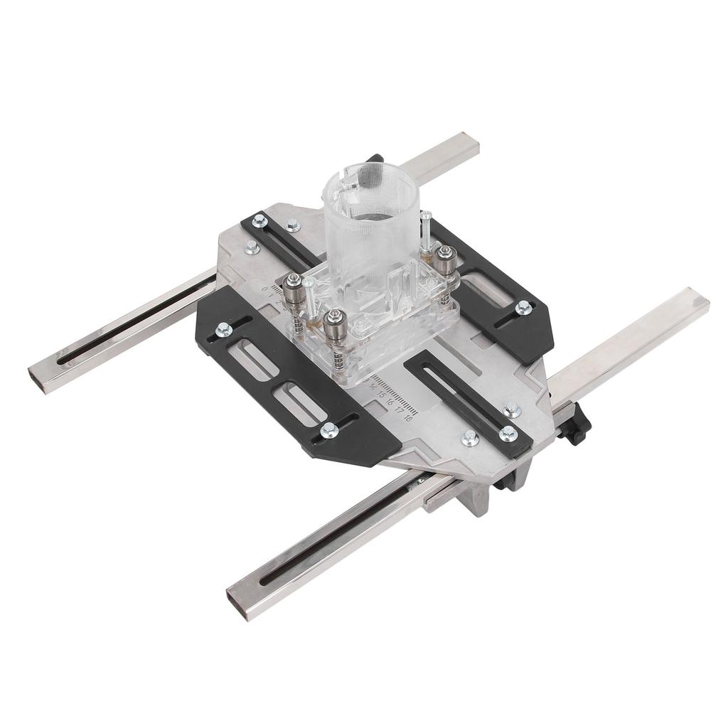 Wooden Door Hinge Hole Opener High Accuracy Aluminium Alloy Door Hinge Hole Guide
