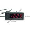 X7JF Auto Temperature 3 In 1 Thermometers Voltmeter Gauge Electronic Clock LCD Screen