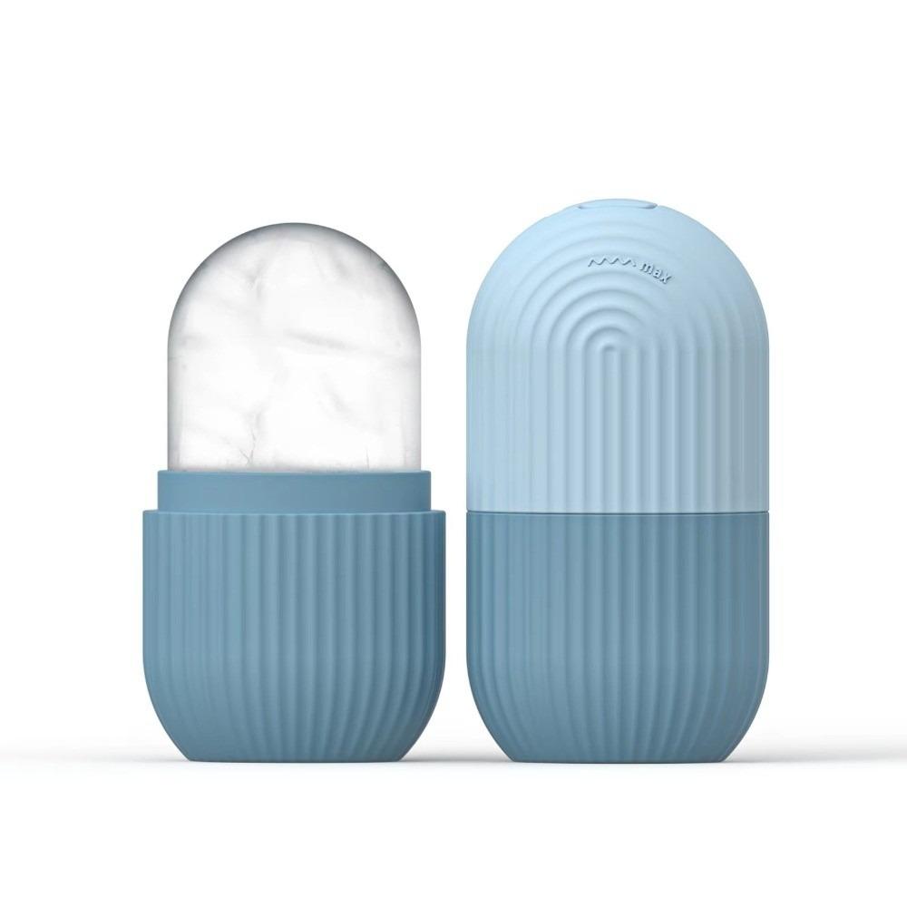 Facial De-puffing Facial Ice Cube Mold Silicone Facial Ice Pack Device  for Beauty and Skin Care