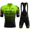 Huub Tuta da Ciclismo da Bicicletta a Manica Corta da Uomo Abbigliamento Estivo da Strada Asciugatura Rapida Traspirante Pantaloni da Mountain Bike Vestibilità Slim