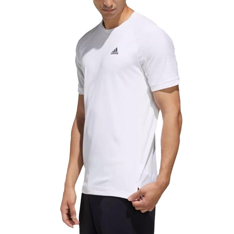 Adidas X Club Collaboration Heat.Rdy Comfortable Versatile Fashion Short Sleeve T-Shirt Men Tops White FK1420
