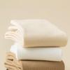 3 PAIRS Solid Color Cotton Knitting Rib Thin Business Cotton Long Women's Socks Stretch Casual Daily Basic Breathable Soft Socks