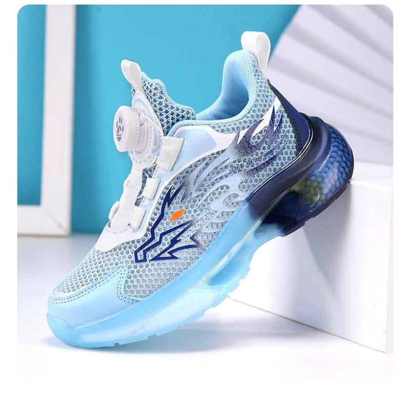 Kids Boys Breathable Mesh Soft Sole Athletic Running Sports Sneakers