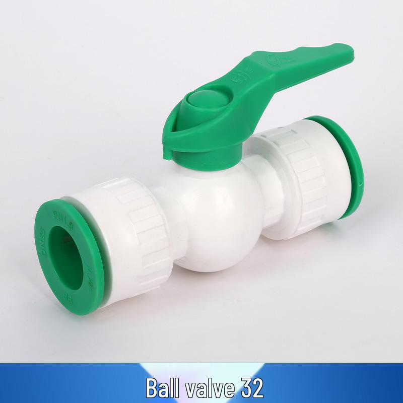 Schmelzfreies PPR-Schnellanschlussventil für Heiß-/Kaltwasserleitungen