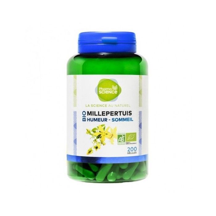 Pharmascience millepertuis bio humeur - sommeil 200 gélules