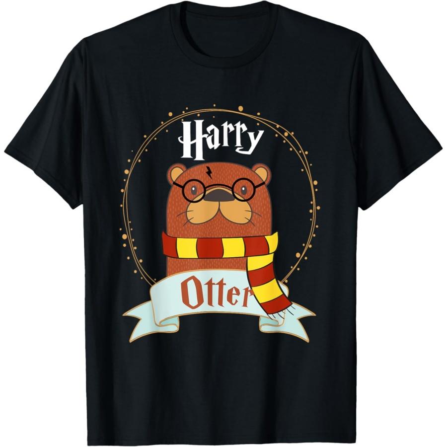 

Harry Otter Funny Wizard Parody Magic T-Shirt T-Shirt S