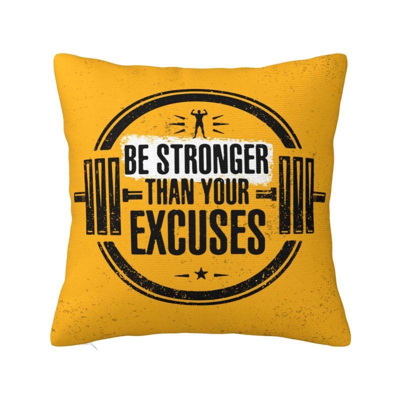 Get Up And Go Harder Than You Did Yesterday Cushion Cover cm Soft Bodybuilding Gym Throw Pillow Case Sofa Pillowslip