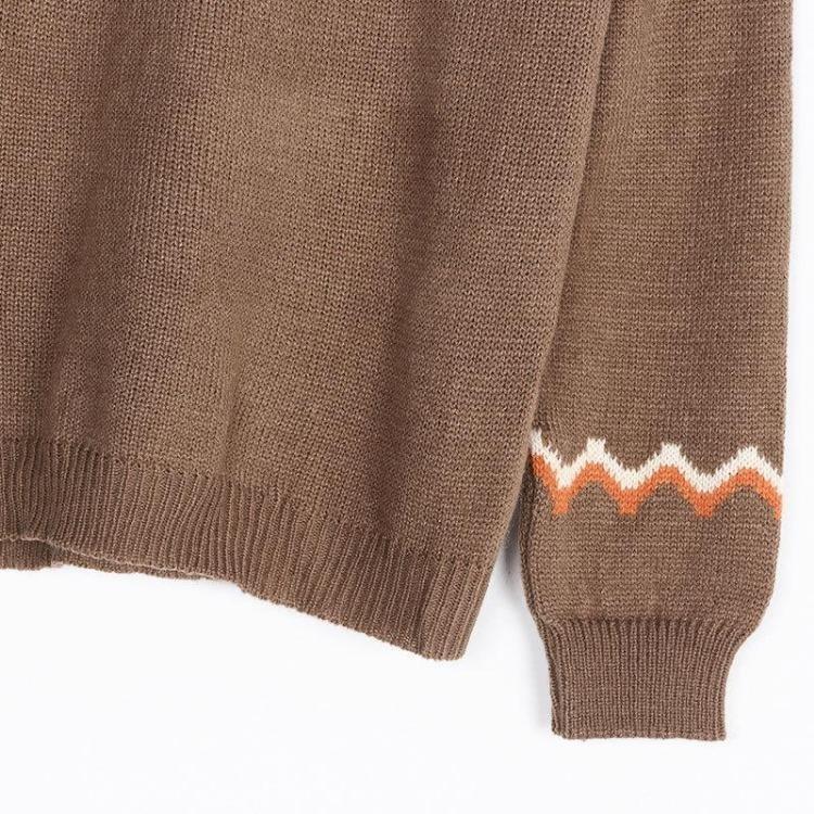 Nordic Knitted Winter Sweater Women High Neck Casual Pullover Tops Jumper