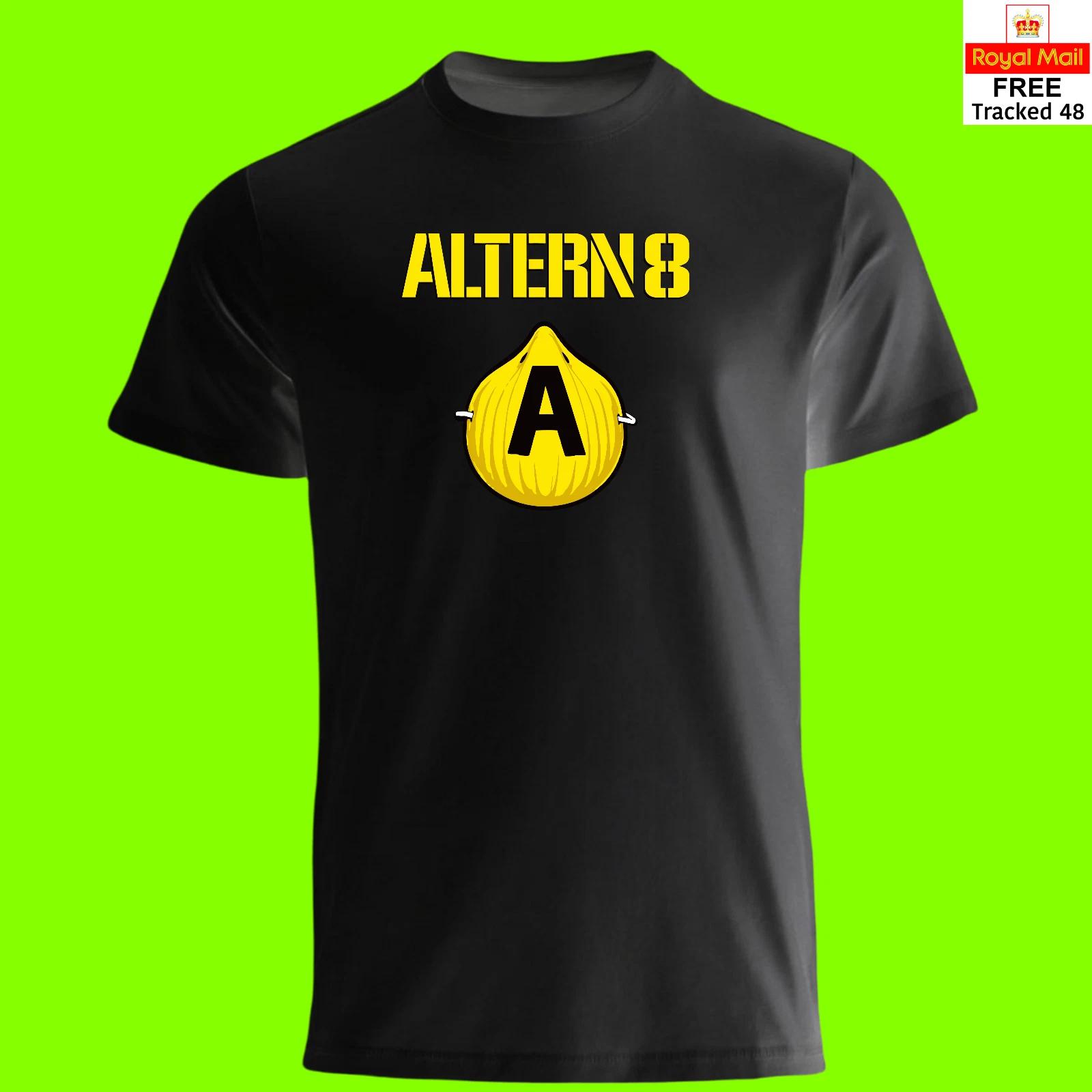Altern 8 - T Shirt - Rave Acid Techno House Hardcore Dance Music Group DJ 90s XS