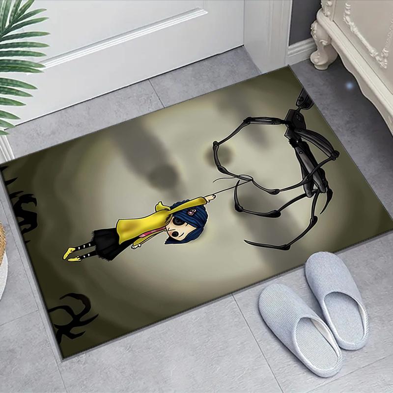 1pc C-Coraline (3) Design Area Rug - Non-Slip, Soft & Cozy Floor Mat for Living Room, Bedroom, Office - Indoor/Outdoor Decorative Carpet