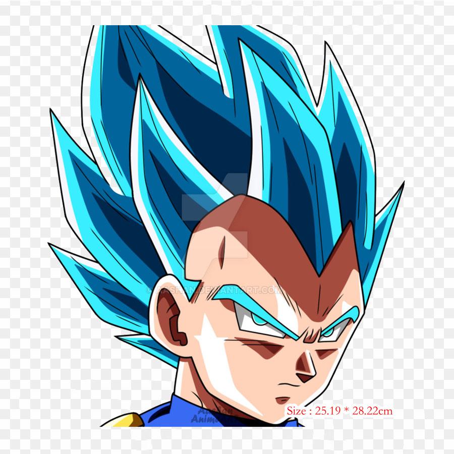 

Патчі для сумки для одягу Термонаклейки з праскою Vegeta Blue Evolución Vegeta Goku Pattern Washable Heat Transfer