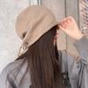 Girls Drawstring Lazy Wind Stack Hat Children Autumn and Winter Fashion New Cold Hat