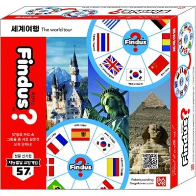 Finders World Travel Board Game, Mixed Colors
