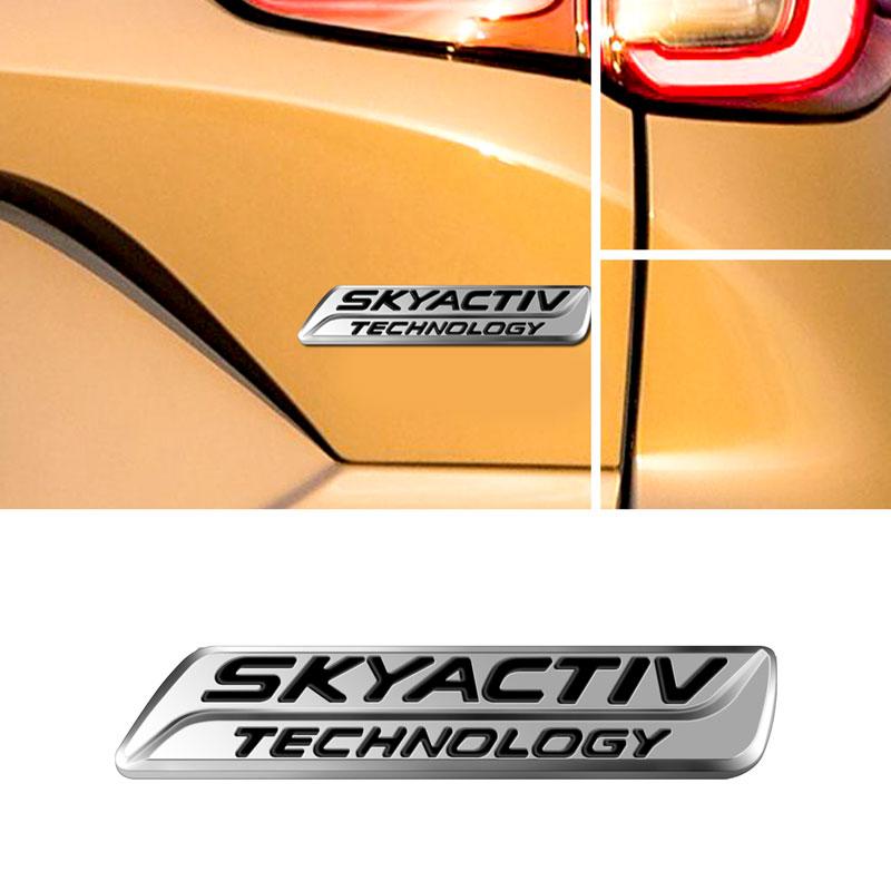 TECHNOLOGIA 3D SKYACTIV Logo Tylna naklejka na bagażnik samochodu Emblemat Naklejka na błotnik boczny dla CX-3 CX3 CX-5 CX5 CX-7 Atenza