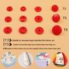 Snap Button Baby Clothes: Four-Hole Invisible Resin Buckle for Babies, No-Sew Design.
