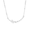 Elegant 925 Sterling Silver Butterfly Necklace: Versatile, Fashionable, and Stylish Clavicle Chain for Women