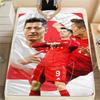 Robert Lewandowski pattern Flannel Blanket, High quality Comfortable for All Seasons, Home Decor, Warmth and Comfort, Perfect for Gifts.
