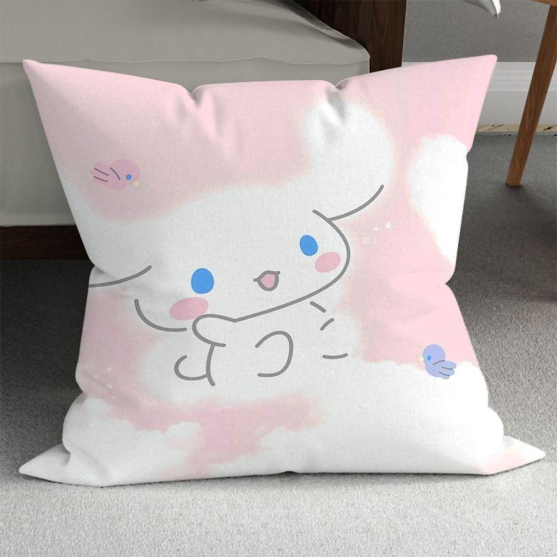 Sanrio Cute Girly Pillowcase HelloKitty Cinnamon Dog Pillowcase Kawaii Room Decoration Home Living Room Sofa Cushion Cover