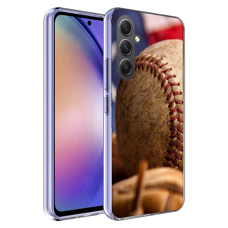Baseball Cover For Samsung A54 A34 A24 A14 A53 A33 A23 A13 A52S A32 A22 A12 Phone Galaxy A03 A04 A02S A42 A73 TPU Case