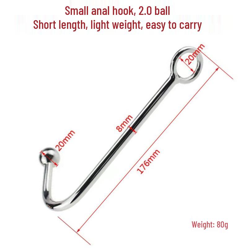 Adjustable Load-Bearing Anal Hook for BDSM Play