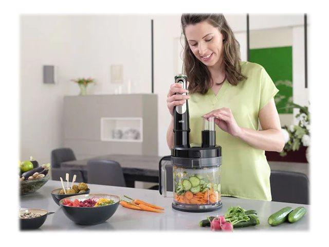 Handmixer | Braun MultiQuick 9 MQ9187XLI | Handmixer | 1200 W | 3 Geschwindigkeiten | Schwarz/Edelstahl