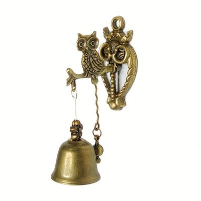 Vintage Metal Wind Chime Door Bell with Magnetic, For Room Garden Store Front Entrance Gift, Creative Small Gift, Holiday Accessory