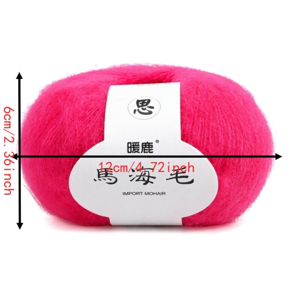 Warm Material Angora Yarn Pink Color Knitting Yarn Popular Cashmere Yarn For Knitting