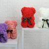 Home Decoration Gifts Creative Eternal Flower Rose Bear Rose Flower Hug Bear Romantic Valentine's Day Christmas Flower Decor