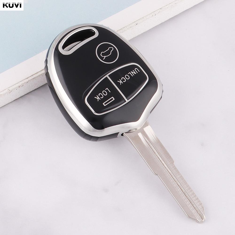 For Mitsubishi Outlander Colt Lancer Grandis Pajero Sport Asx 2/3 Buttons Tpu Auto Car Key Cover Key Holder Case Accessories