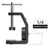 Tabletop Clamp with Multiple 1/4Inch Screw Port for Camera and Accessory  Tripod Head Fixing Clamp 3-60mm