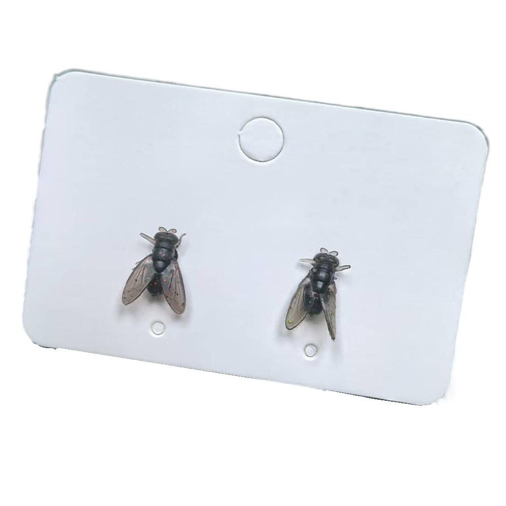 Creative Mini Fly Earrings Prank Insects Small Earrings Cute Flies Studs Earrings  Party Jewelry
